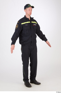 Sam Atkins Fireman in Work Uni A Pose A Pose…